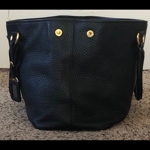 SOLD 😞Prada Black Pebble Leather Vitello Daino - Picture 4 of 10